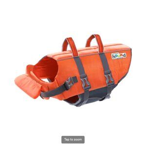 Outward Hound Granby Splash Orange Ripstop Life Jacket for Dogs, Small
